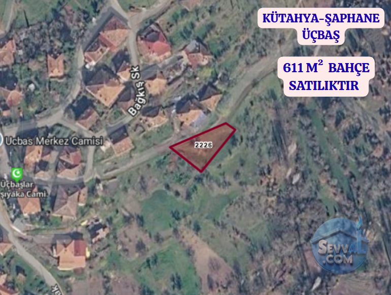 KÜTAHYA ŞAPHANE ÜÇBAŞ  KÖYÜNDE 611 M²  BAHÇE  SATILIKTIR - KÜTAHYA ŞAPHANE fotoğraf 2