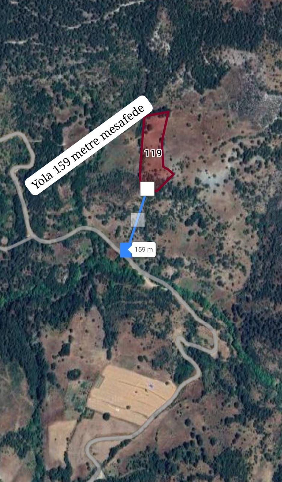 BURSA BÜYÜKORHAN ÖRENCİK 11.000 m² TARLAMİZ SATILIKTIR. - BURSA BÜYÜKORHAN fotoğraf 3