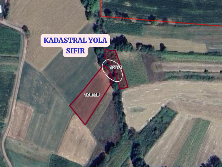 KOCAELİ KANDIRA SİNANLI BİLALLI   KÖYÜNDE  583  M²  TARLA SATILIKTIR - KOCAELİ KANDIRA fotoğraf 3