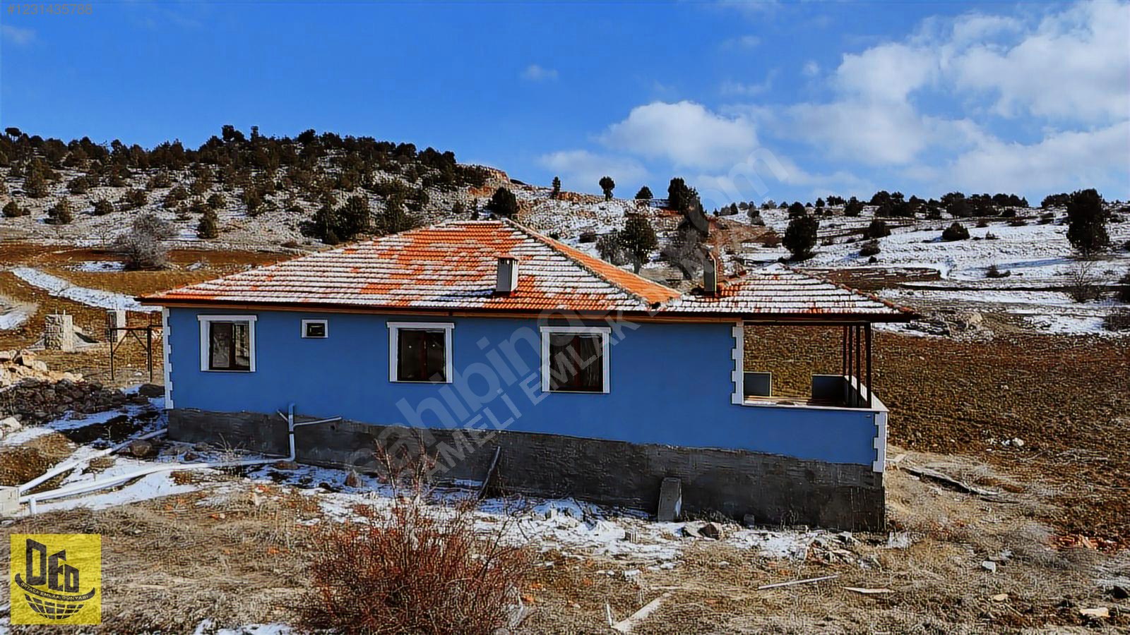 ÇİĞDEMLİ'DE 170m² EVİ OLAN 5.246m² BAHÇE ALANI SATILIK - DENİZLİ ÇAMELİ fotoğraf 6
