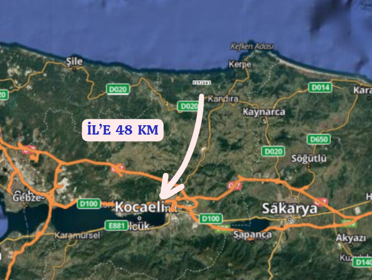 KOCAELİ KANDIRA BOLLU  KÖYÜNDE 2.247 M²  TARLA  SATILIKTIR - KOCAELİ KANDIRA fotoğraf 6