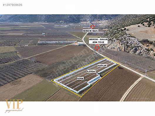 VİP GAYRİMENKUL'den IMIRCIK MAH. ANAYOL CEPHELİ 5.320m² SERA - ANTALYA ELMALI fotoğraf 6