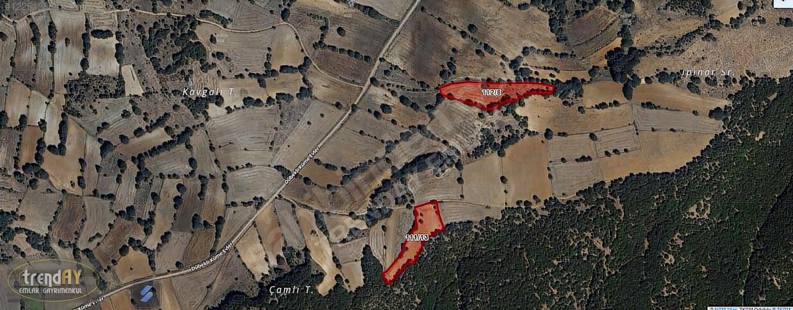 Dübekli Köyü'nde 10.570 m² Kadastral Yola Cepheli Tarlalar - BİLECİK BOZÜYÜK fotoğraf 4