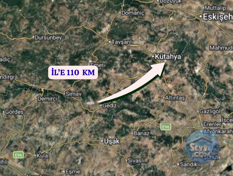 KÜTAHYA ŞAPHANE ÜÇBAŞ  KÖYÜNDE 10.000 M²  TARLA  SATILIKTIR - KÜTAHYA ŞAPHANE fotoğraf 6