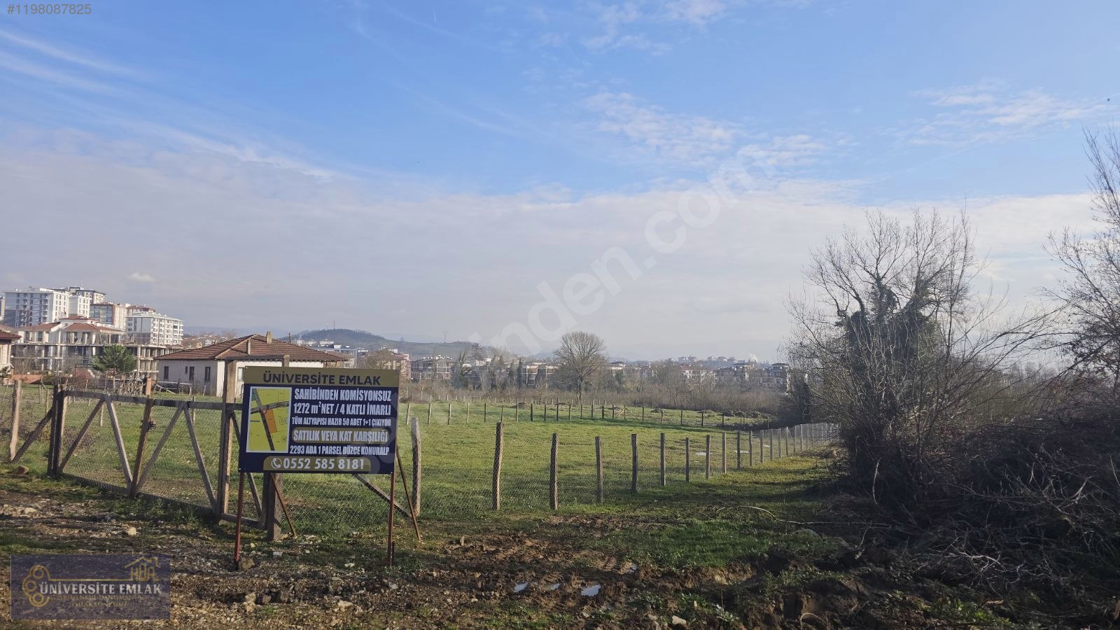 DÜZCE KONURALP SATILIK ARSA 4 KAT İMARLI 4 YOL AĞZI 1272M2 HAZIR - DÜZCE MERKEZ fotoğraf 5