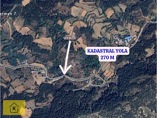 BOLU GÖYNÜK ÇAYLAK KÖYÜNDE 768 M² TARLA SATILIKTIR - BOLU GÖYNÜK fotoğraf 12