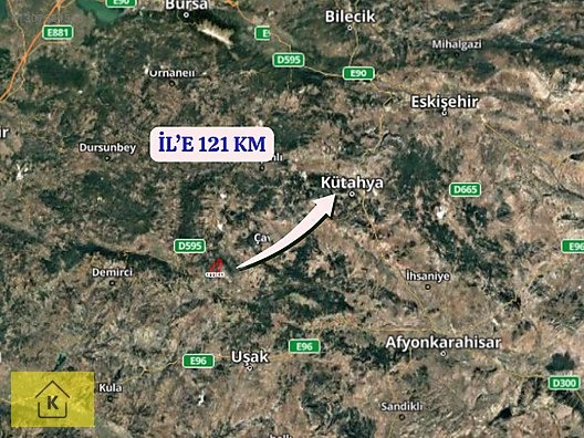 KÜTAHYA ŞAPHANE İLÇEYE YAKIN VE YOLA SIFIR 949M²YER SATILIKTIR - KÜTAHYA ŞAPHANE fotoğraf 5