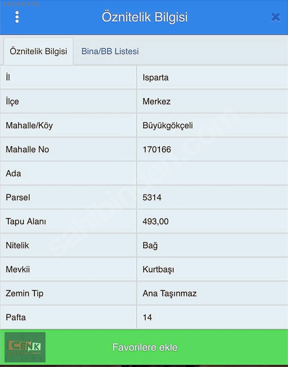 ISPARTA MERKEZ BÜYÜKGÖKÇELİ SATILIK BAHÇE - ISPARTA MERKEZ fotoğraf 3