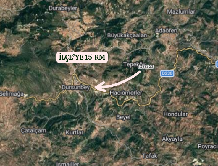BALIKESİR DURSUNBEY TEPEKÖY   KÖYÜNDE 1.668 M² TARLA  SATILIKTIR - BALIKESİR DURSUNBEY fotoğraf 4