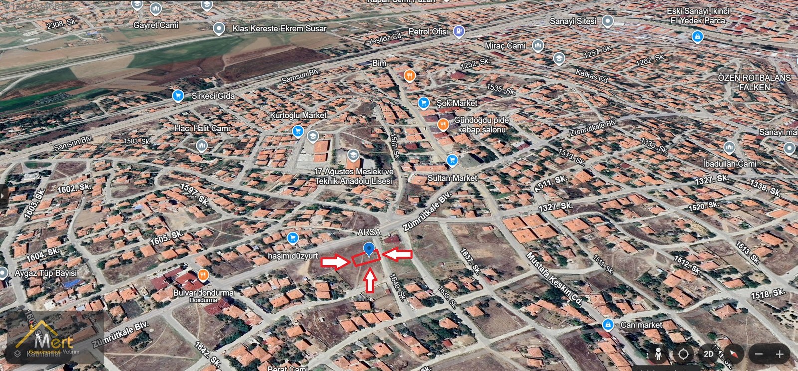 GÜNDOĞDU MAH. 537M2 TEK TAPU İLERİDE 2DAİRE GETİRİLİ FIRSAT ARSA - KIRIKKALE MERKEZ fotoğraf 4
