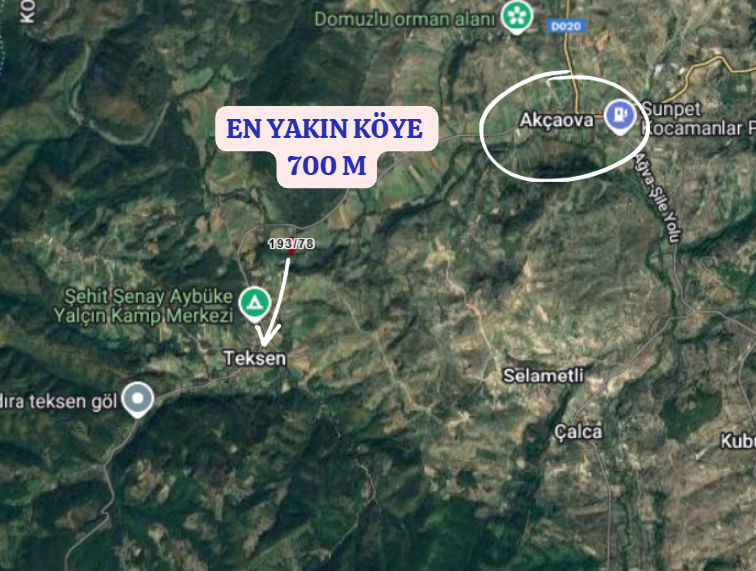 KOCAELİ KANDIRA AKÇAOVA KÖYÜNDE 2.213 M²  TARLA  SATILIKTIR - KOCAELİ KANDIRA fotoğraf 4