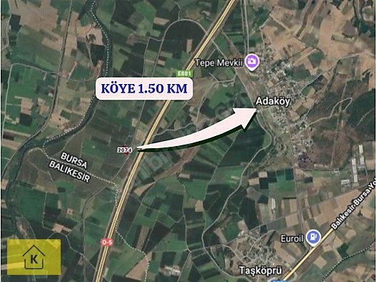 BURSA MUSTAFAKEMALPAŞA ADAKÖY MAH.DE 3.550 M² TARLA SATILIKTIR - BURSA MUSTAFAKEMALPAŞA fotoğraf 4