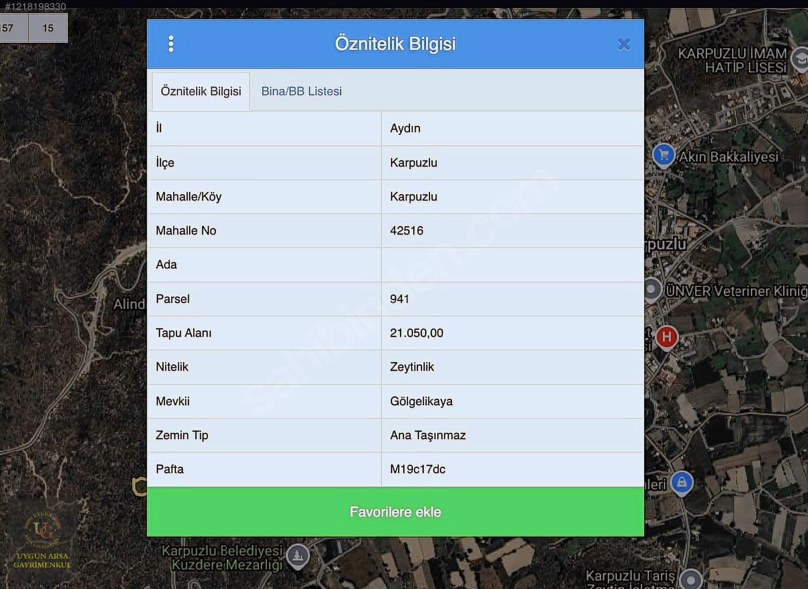 AYDIN KARPUZLU MERKEZ'DE 21.050 M2 ANA YOLA CEPHE ZEYTİNLİK - AYDIN KARPUZLU fotoğraf 33