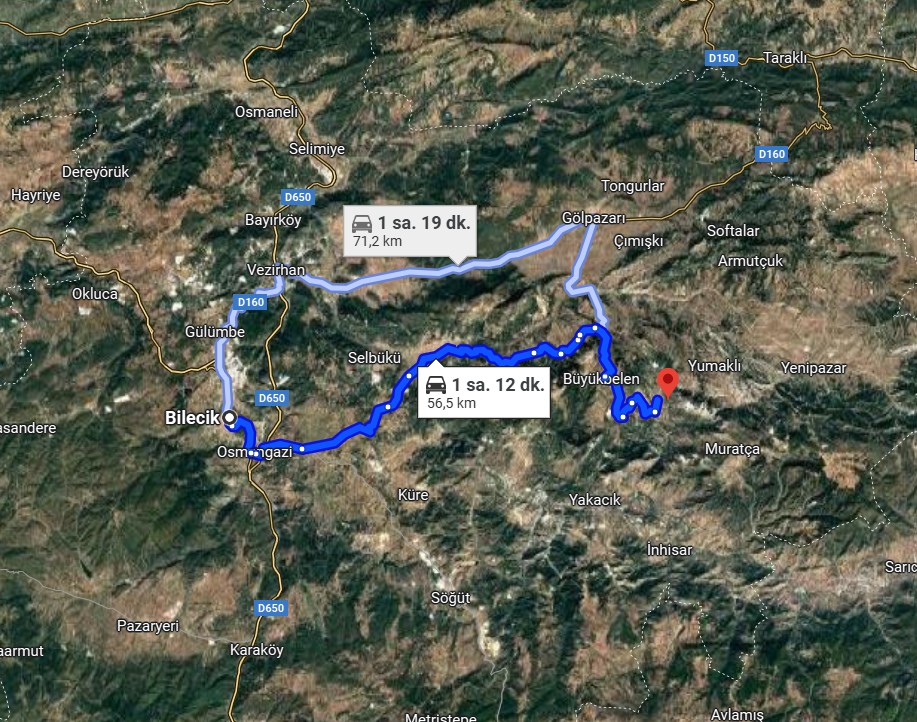 BİLECİK YENİPAZAR KAVACIK  KÖYÜ’NDE 1.084 M² BAĞ SATILIKTIR - BİLECİK YENİPAZAR fotoğraf 6