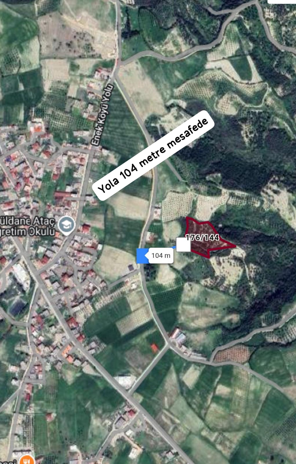 SATILIK ARSA 6.700 M² Zeytinlik Tek TapuHatay / Altınözü / Enek Mh. - HATAY ALTINÖZÜ fotoğraf 3