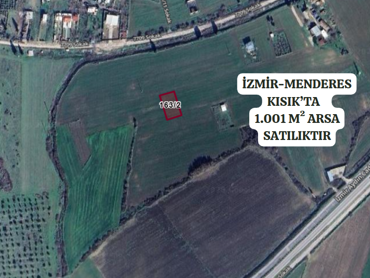 İZMİR MENDERES KISIK 1.001 M²  ARSA SATILIKTIR - İZMİR MENDERES fotoğraf 2