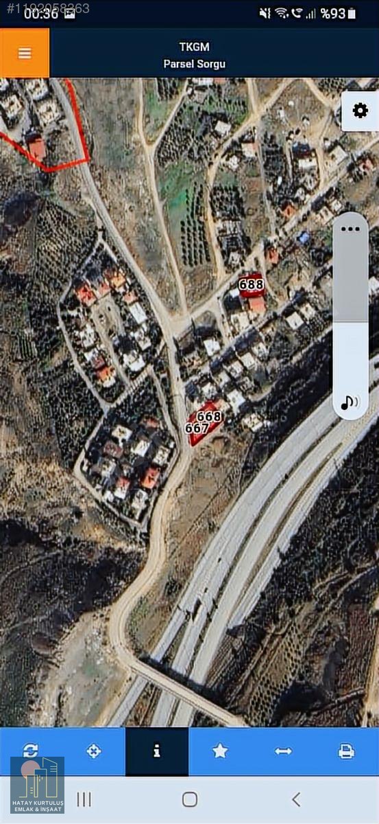 KURTULUŞ EMLAKTAN İMES SİTESİ KARŞISINDA 635 M2 SATILIK ARSA - HATAY İSKENDERUN fotoğraf 3