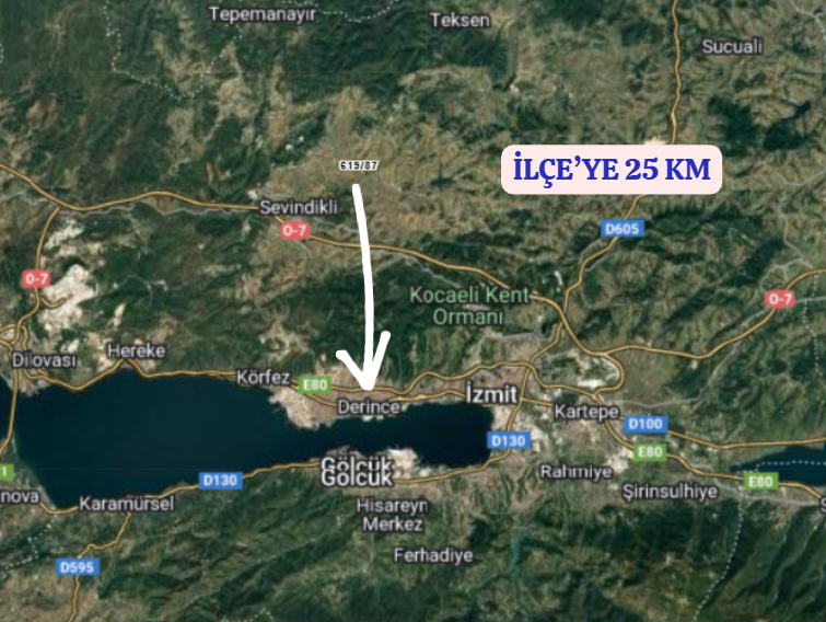KOCAELİ DERİNCE ÇAVUŞLU  KÖYÜNDE    314  M²  TARLA  SATILIKTIR - KOCAELİ DERİNCE fotoğraf 6