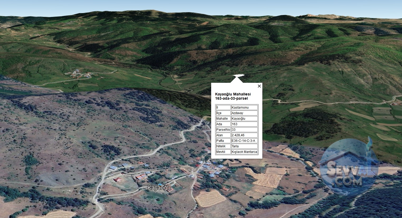 KASTAMONU AZDAVAY KAYAOĞLU KÖYÜNDE 2.428 M² TARLAMIZ SATILIKTIR. - Kastamonu Azdavay fotoğraf 13