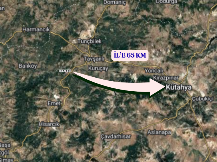KÜTAHYA TAVŞANLI EMİRLER  KÖYÜNDE  6.290 M²  TARLA  SATILIKTIR - KÜTAHYA TAVŞANLI fotoğraf 6