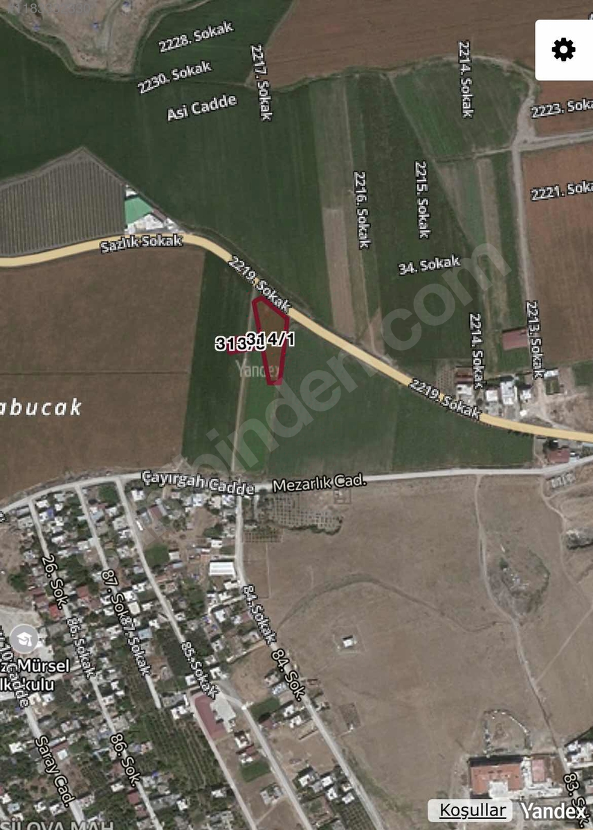 Hatay / Reyhanlı / Yeşilova Mh. YOL KENARI SATILK 506 M²  ARSA  - HATAY REYHANLI fotoğraf 3