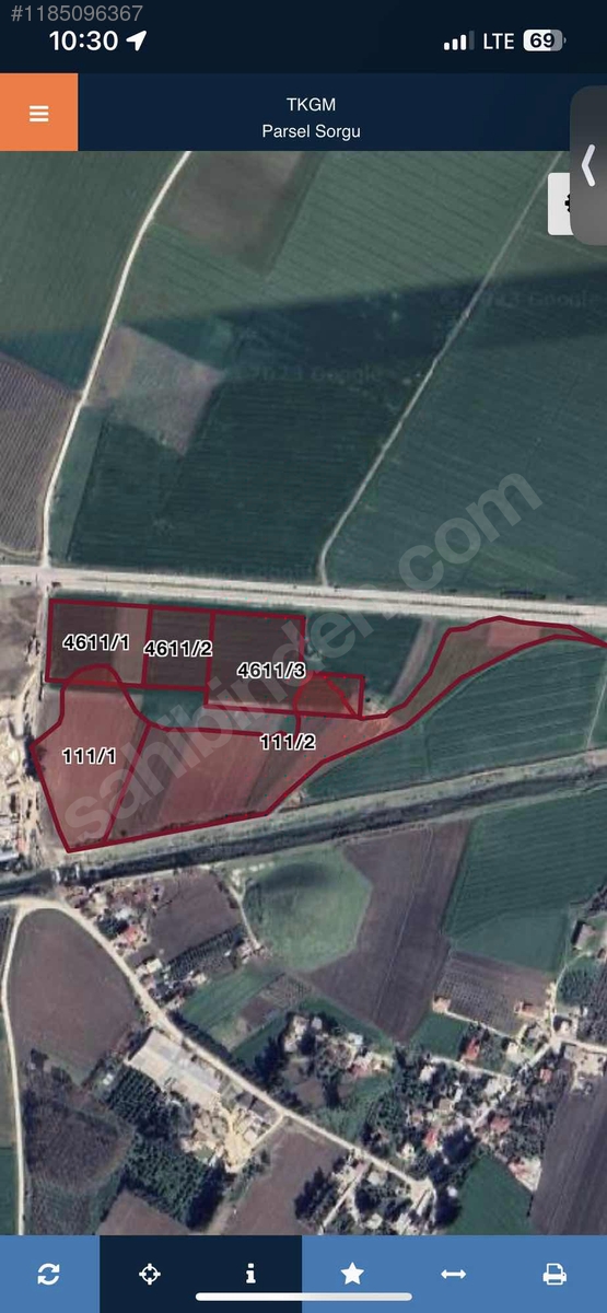 HAVALİMANI YOLUNA SIFIR! Fırsat parsel 3.417 M² Hatay / Antakya / Arpahan Mh. - HATAY ANTAKYA fotoğraf 3