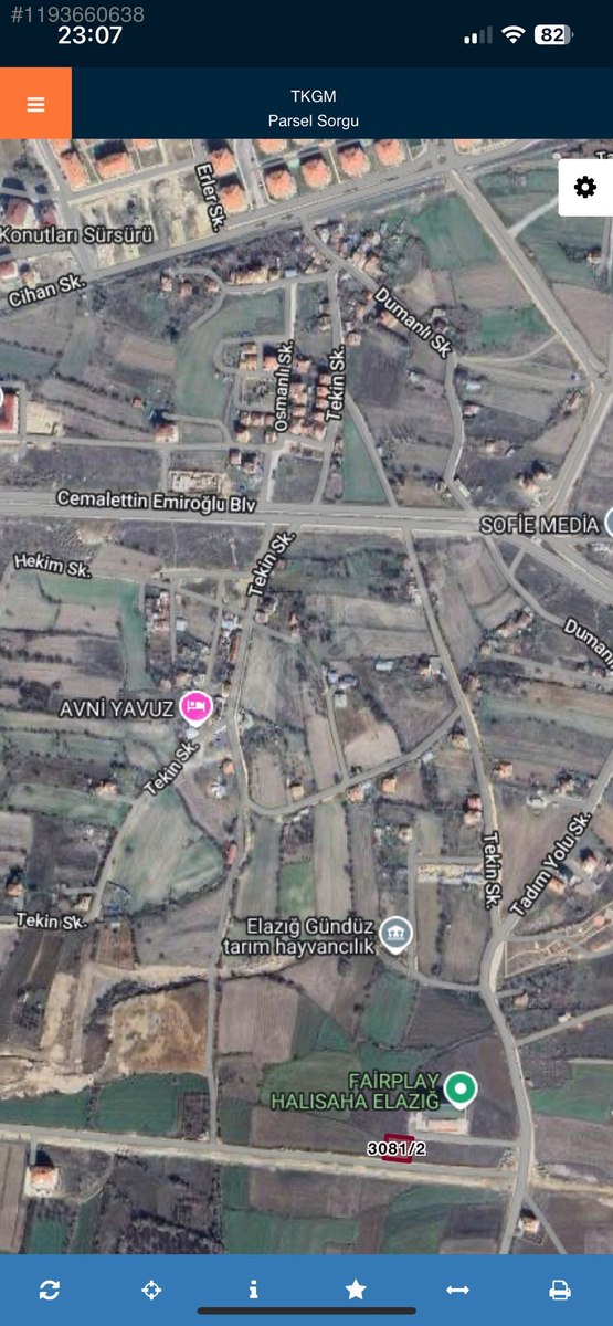 Elazığ / Merkez / Sürsürü Mh. İMARLI ARAZİ 1000M² SATILIK - ELAZIĞ MERKEZ fotoğraf 2
