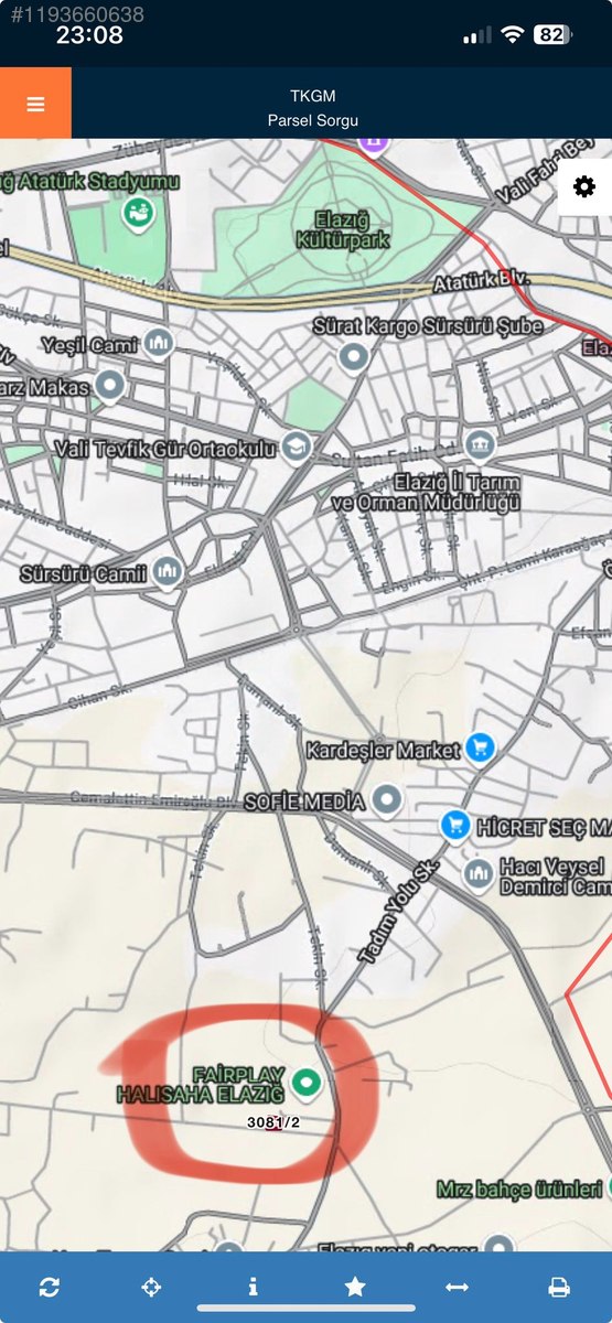 Elazığ / Merkez / Sürsürü Mh. İMARLI ARAZİ 1000M² SATILIK - ELAZIĞ MERKEZ fotoğraf 3