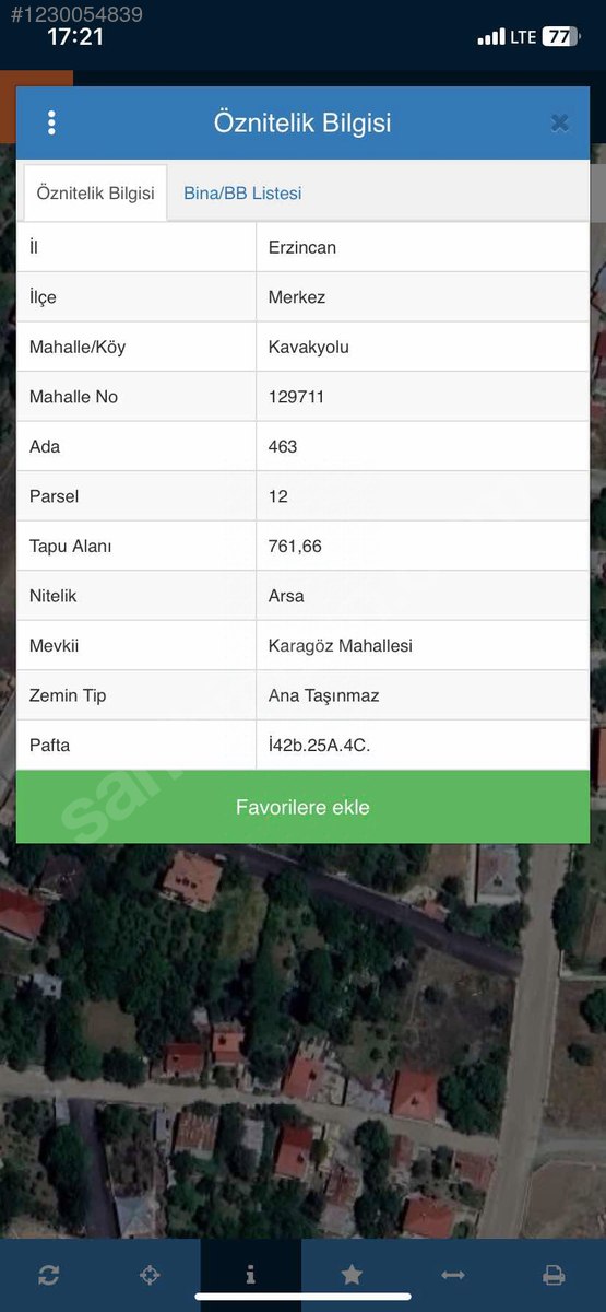 Erzincan / Merkez / Hamidiye Mh. 761M² SATILIK ARSA  - ERZİNCAN MERKEZ fotoğraf 4