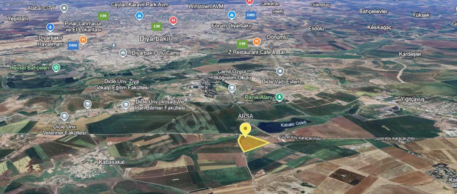 Diyarbakır / Sur / Karabaş Mh.  56.000m² SATILIK ARSA  - DİYARBAKIR SUR fotoğraf 5