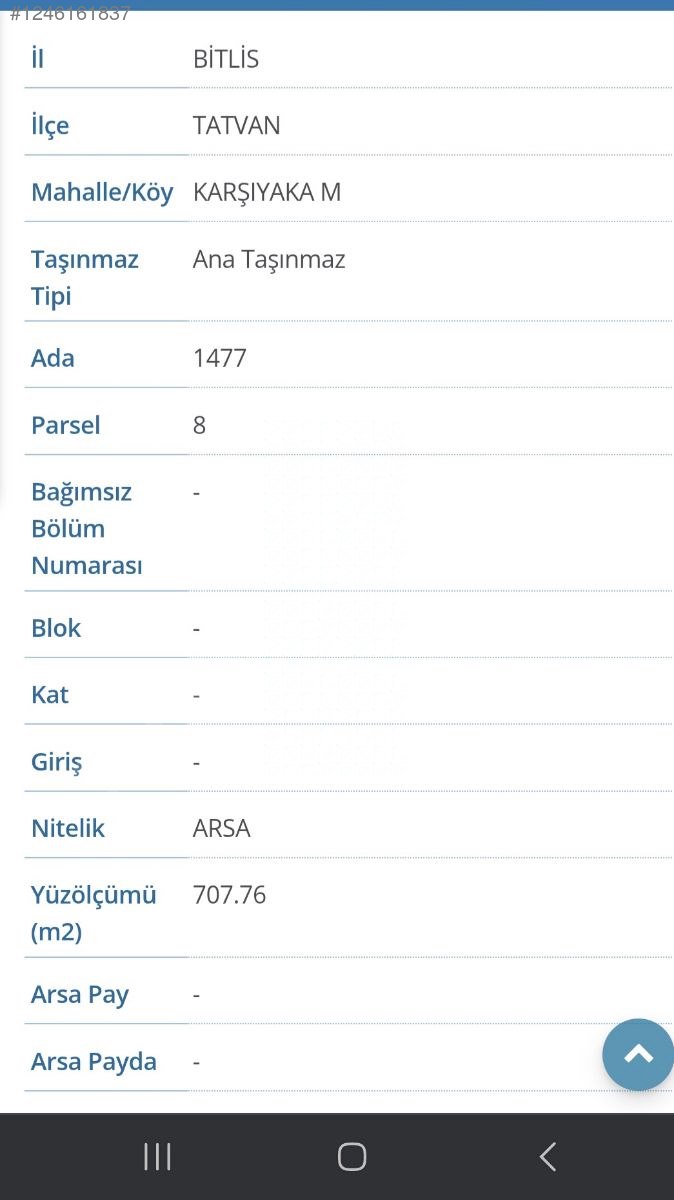 Yeni belediye karşısında yeni konut bölgesinde  Bitlis / Tatvan / Esentepe Mah. - BİTLİS TATVAN fotoğraf 3