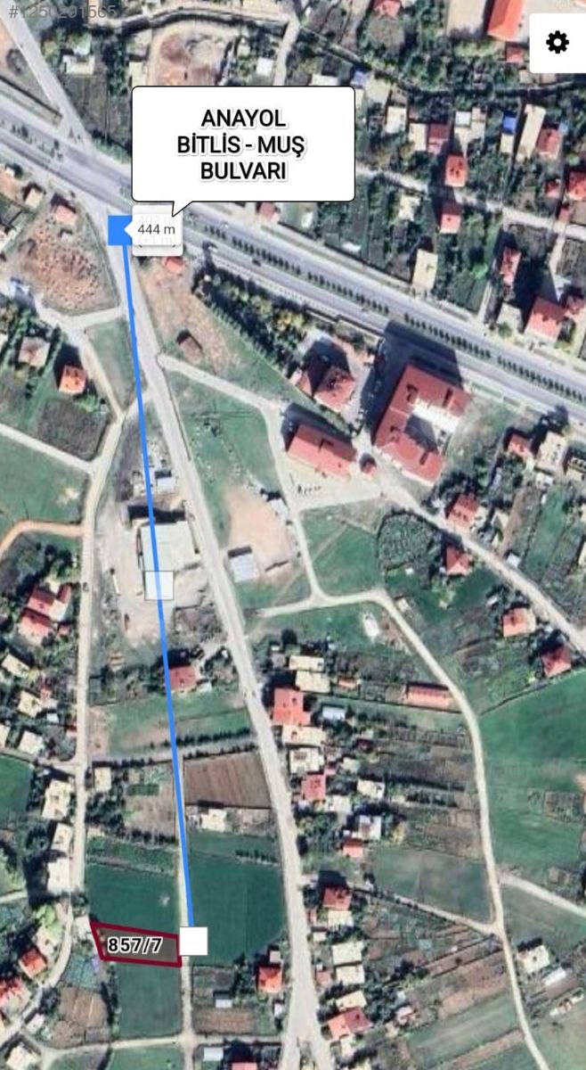 Bitlis / Güroymak / Yeşilova Mh. SATILIK ARSA 970M²  - BİTLİS GÜROYMAK fotoğraf 2